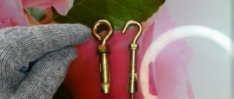 Anchor bolts with a ring and a half ring: what are they for?