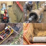 trenchless pipe laying