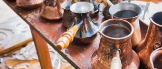 Джезвы (турки) из меди давно стали популярным аксессуаром для любителей вкусного кофе