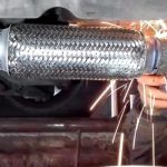 How to replace or repair a muffler corrugation without welding?