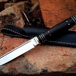 Blade made of steel X12MF with leather sheath