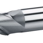 End mill made of HSS-Co8 steel is capable of processing material with a tensile strength of up to 1100N/mm