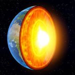 The Earth&#39;s magnetism is determined by the iron and nickel in its core. But it is not yet entirely clear how exactly. Photo: Science Photo Library / AFP (“Kommersant Science” No. 6, September 2017) 