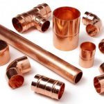 Copper fittings and pipes for water supply