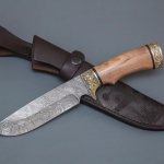 Damascus steel knives from Semin workshop