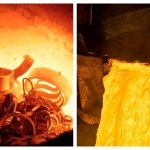 Melting copper at home, having equipment and following safety precautions