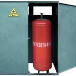 Rules for storing gas cylinders indoors.