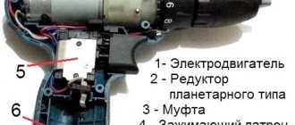 The operating principle of a screwdriver gearbox