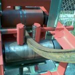 do-it-yourself rolling machine for profile pipes