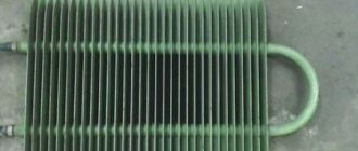 Radiator made of steel pipes