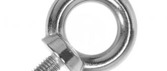 Eye bolt GOST 4751 73 standard product technical specifications