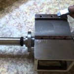 Scraping the lathe tailstock guides