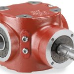 Gear chain reducer for walk-behind tractor