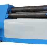 Rolling machine W12-4x2500 rolls mild steel up to 4 mm thick