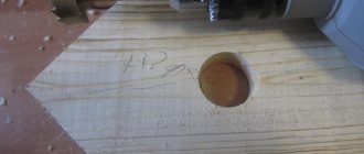 Drilling square holes in wood