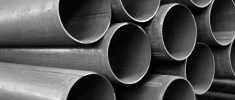 standard sizes of steel pipes