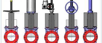 Types of shut-off valve drives